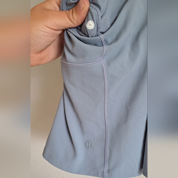 Lululemon Key To Balance Tank- Chambray. Size 14. No pads. - Picture 6 of 9